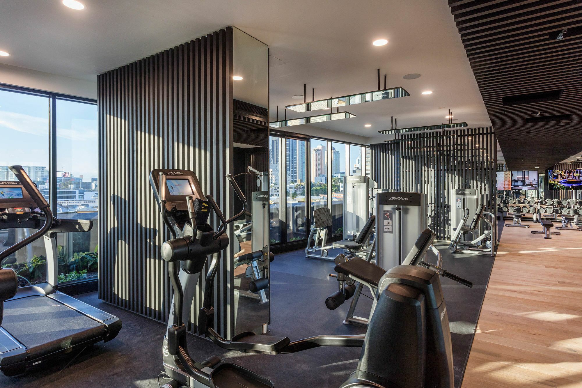 Fv By Peppers Lejlighedshotel Brisbane Eksteriør billede The gym at The River